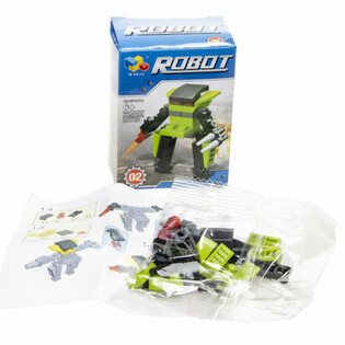Rakennuspalikat Robotit (12 kpl display-laatikossa)