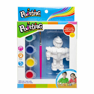 3D-Figuurin Maalaus - Leijona / Robotti / Perhonen (6 kpl)
