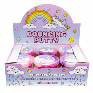 Unicorn Pomppiva Muovailuvaha - Display (12 kpl)
