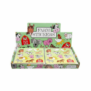 FUN STICKERS &ndash; MALLI: MAATILAN EL&Auml;IMET (120 kpl)