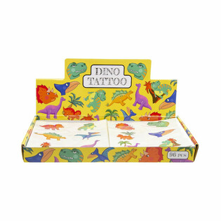 Dinosaurus Fun -tatuoinnit Display (96 kpl)
