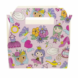 Prinsessa-lastenateriavaunu - Lasten Menu Box - 22,5 x 12 x 9,5 cm (24 kpl)
