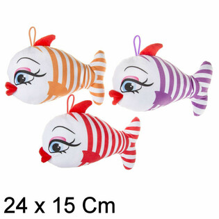 Pehmoinen Iloinen Kala Suurilla Huulilla - 24 cm - Mix (12 kpl)