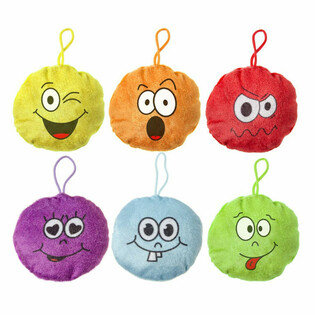 Pehmo-smiley-kasvot - Mix (24 kpl)