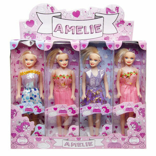 Amelie-nuket esittelytelineess&auml; (12 kpl)