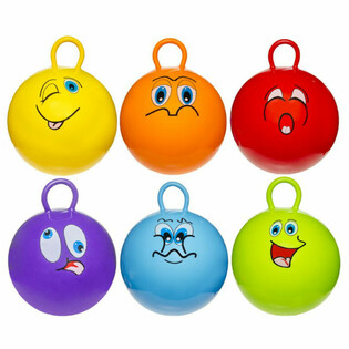 Hyppypallo Smiley - Halkaisija: 46 cm (6 kpl)