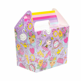 Aterialaatikko / Juhlalaatikko Prinsessat 14x10x17 cm (12 kpl)