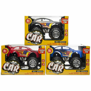 Monster Truck N&auml;ytt&ouml;laatikossa (6 kpl)