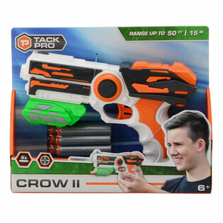 TACK PRO CROW II -pistooli 6 pehme&auml;ll&auml; nuolella - 23 cm