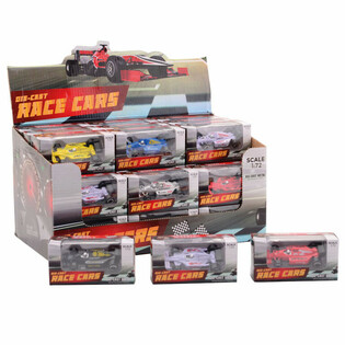 F1-Kilpa-autojen Lajitelma - Mittakaava 1:72 - Esittelylaatikossa (36 kpl)