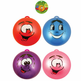Smiley Face -pallo &Oslash; 23 cm koukulla (12 kpl)
