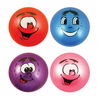 Iloinen Smiley-kasvopallo &Oslash; 25 cm (12 kpl)