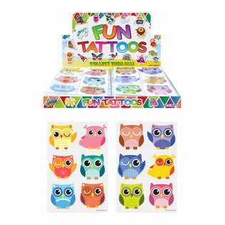 Fun Tattoos P&ouml;ll&ouml; - Myyntiteline (96 kpl)
