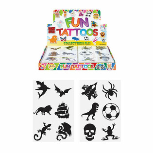 Fun Tattoos - Poikien Display (96 kpl)