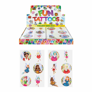 Fun Tattoos - Keiju-teline (96 kpl)