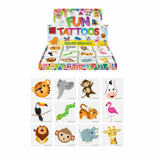 FUN TATTOOS - VIIDAKON EL&Auml;IMET - DISPLAY (48x12 kpl)