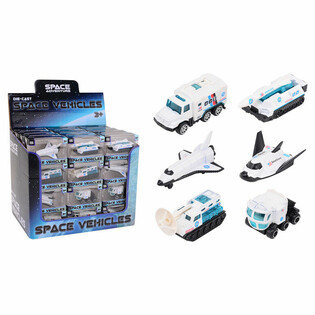 DIE CAST - SPACE ADVENTURE - AVARUUSALUKSET JA -AJONEUVOT, 1:64 - MYYNTITELINEESSÄ (48 kpl)