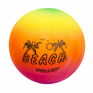 BEACHLENTOPALLO, 23 CM - SATEENKAAREN V&Auml;RIT (10 kpl)