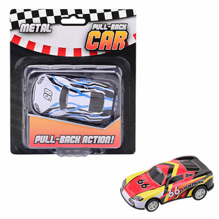 Suuret Pull Back -urheiluautot kortilla