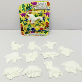 Maalaa oma dinosaurus -kortti (12 kpl)