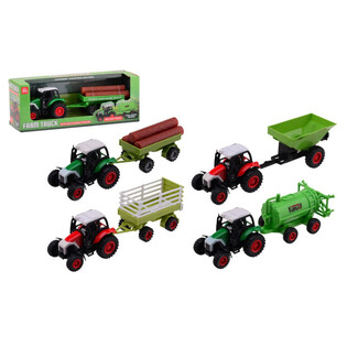 FARM MASTER - DIE-CAST TRAKTORILEIKKISETTI - LAJITELMA (12 kpl)