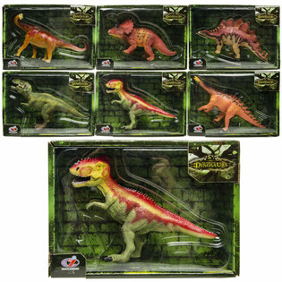 Dinosaurushahmot - Ylellinen lahjapakkaus - Mix-lajit (6 kpl setti)