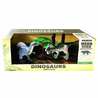 Dinosaurus-leikkisetti ylellisess&auml; lahjapakkauksessa - 3 osaa