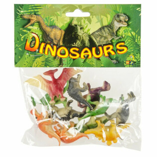 12 KPL DINOSAURUSLELUKUVIOITA PAKKAUKSESSA (6 kpl)