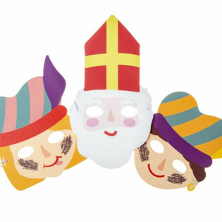 SINTERKLAAS - SINT & PIET FOAMINAAMARIT (48 kpl)