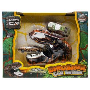 DINOSAURUS AUTONLAUKAISIJA - YLELLINEN LAHJAPAKKAUS (2 KPL)