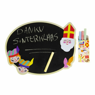 Sinterklaas-liitutaulu liitupaketilla (24 kpl)