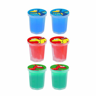 DINOSAURUS - PIENET SLIME-PURKIT (6 kpl)