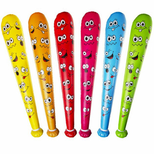 Suuri Smiley Puhallettava Nuija - 85cm