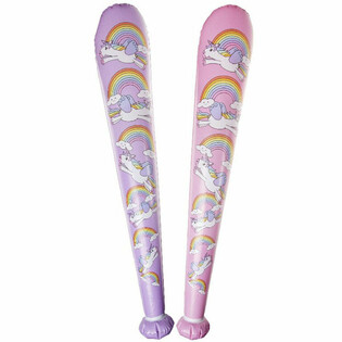 Suuri Puhallettava Yksisarvisnuija - 85cm - V&auml;rivalikoima (12 kpl)