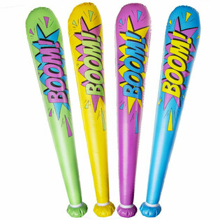 Suuri Puhallettava 'Boom!'-nuija - 85 cm - Eri V&auml;rit (12 kpl)
