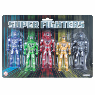 SUPER FIGHTERS - 5 Toimintahahmoa Kortilla (6 kpl)