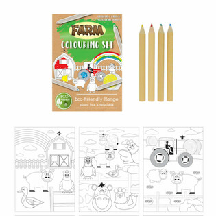 ECO FRIENDLY - Maatila Piirustussarja (25 kpl)
