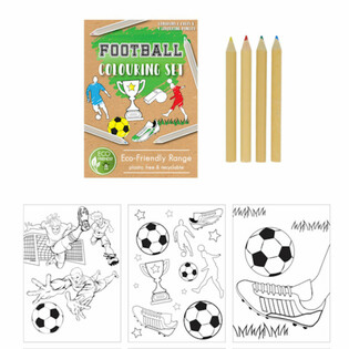ECO FRIENDLY Jalkapallo Piirustussarja (25 kpl)