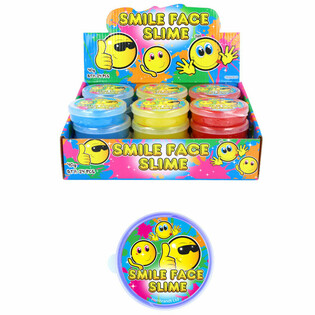 Smiley-lima N&auml;ytt&ouml;telineess&auml; (24 kpl)
