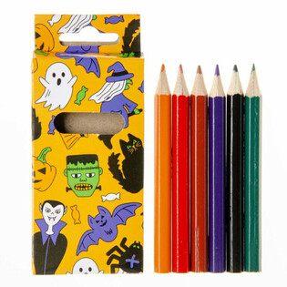 6-osainen Halloween-v&auml;rikyn&auml;setti (24 kpl)