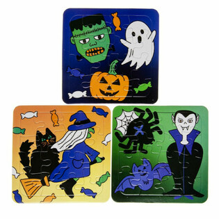 Halloween-palapeli Mix - 14 x 14 cm (50 kpl)