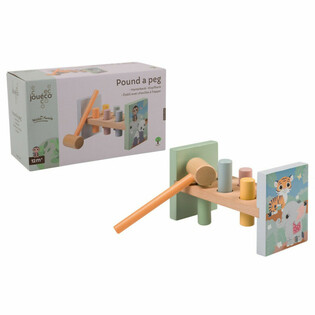 JOUECO - Puinen Villieläin-hakkaalelu - Lapsille alk. 12 kk (1 kpl)