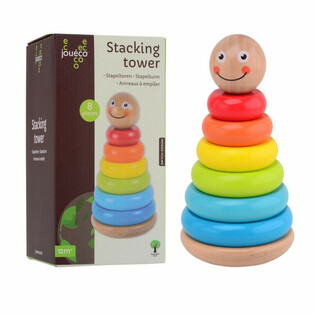JOUECO - Puinen pinotorni - Sopii yli 12 kk ikäisille (1 kpl)