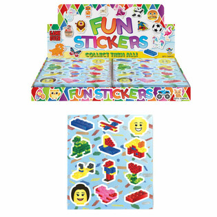 FUN STICKERS - Brickz Rakennuspalikat (120 kpl)
