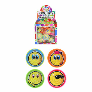 Py&ouml;re&auml; Smiley Labyrinttipeli - Myyntitelineess&auml; (200 kpl)