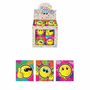 Smiley-muistikirjat display-telineess&auml; (480 kpl)