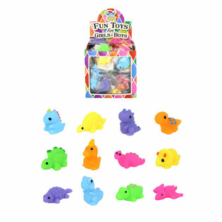 SQUISHY DINOSAURUKSET ONNENPY&Ouml;R&Auml;&Auml;N - MYYNTITELINE (96 kpl.)