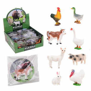 ANIMAL WORLD - Maatilan el&auml;imet Display (36 kpl)