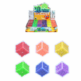 &Auml;lypeli Kuutio Labyrintti Pallopeli Display-Laatikossa (24 kpl)