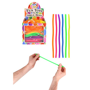Venyv&auml;t Nauhat Stretchy Strings - V&auml;rien Sekoitus - Myyntitelineess&auml; (144 kpl)